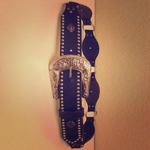 Harley-Davidson Genuine Rhinestone Studded Belt